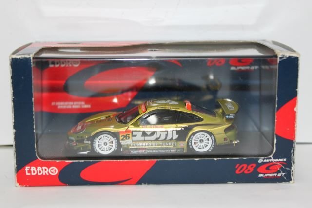 ▽ EBBRO エブロ 1/43 スーパーGT GT300 YUNKER POWER TAISAN PORSCHE ポルシェ #26 44060の画像3