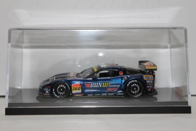 ▽ EBBRO エブロ 1/43 スーパーGT GT300 2012 RUN UP CORVETTE コルベット #360 44760の画像1