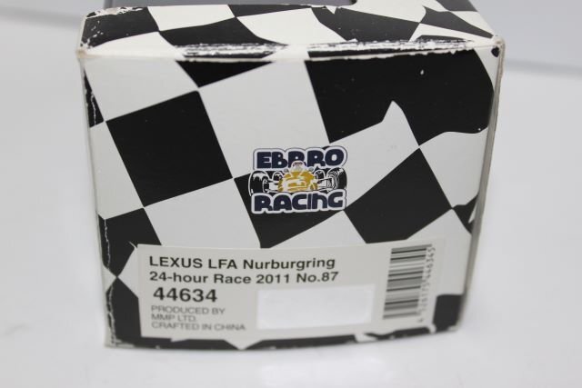 ▽ EBBRO エブロ 1/43 TOYOTA トヨタ LEXUS レクサス LFA Nurburgring 24-hour Race 2011 #87 44634の画像4