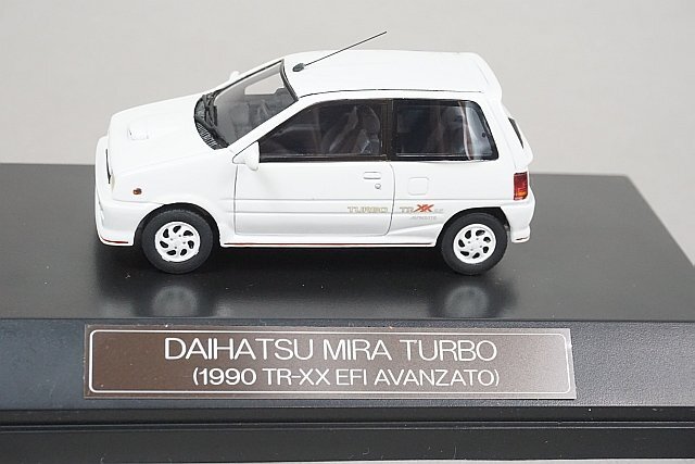 Hi-Story ハイストーリー 1/43 Daihatsu ダイハツ ミラ ターボ 1990 TR-XX EFI AVANZATO ホワイト HS008の画像2