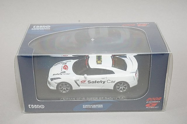 EBBRO エブロ 1/43 NISSAN 日産 GT-R スーパーGT セーフティカー 2008 ホワイト 44221_画像4