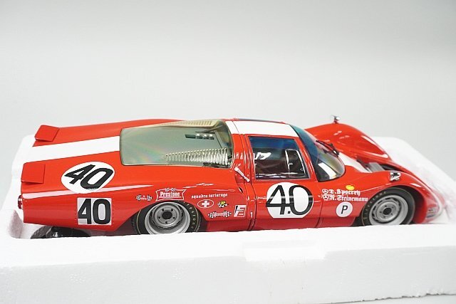 ミニチャンプス PMA 1/18 Porsche ポルシェ 906LH Squadra Tartaruga 12H セブリング 1967 #40 100676140の画像3