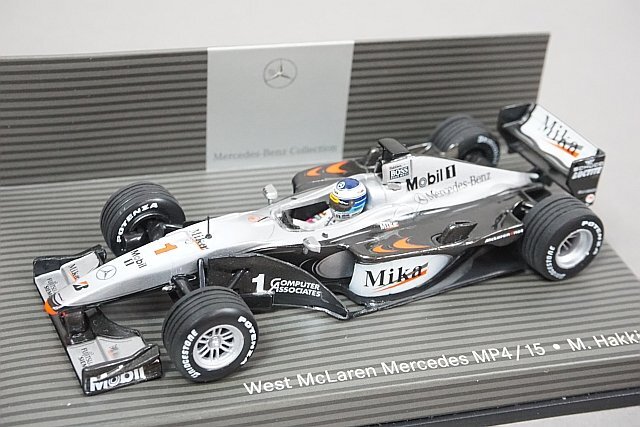 ミニチャンプス PMA 1/43 West McLaren Mercedes ウェスト マクラーレン メルセデス MP4/15 M.ハッキネン #1 B66961910の画像1