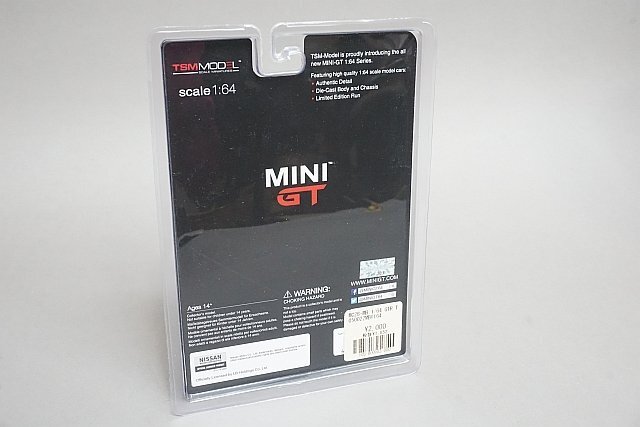 MINIGT / TSM トゥルースケール 1/64 Nissan 日産 LB-Works GT-R マットブラックの画像4