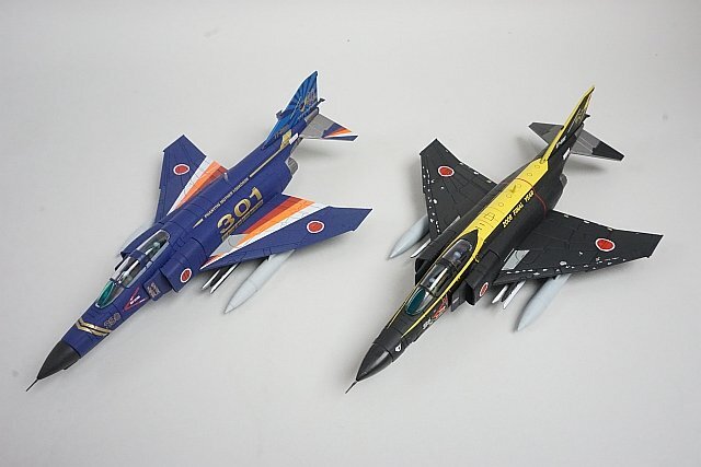 ★ アシェット 1/100 F-4EJ 改 ファントムⅡ第301飛行隊 40周年記念塗装 エアファイターコレクション など2点セット ※外箱、冊子等欠品_画像1