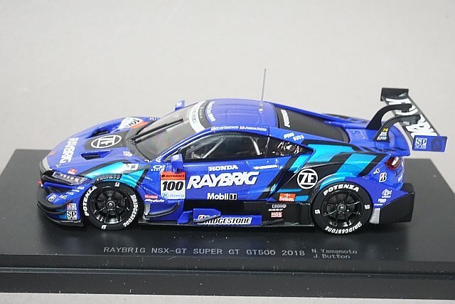 EBBRO エブロ 1/43 HONDA ホンダ RAYBRIG レイブリック NSX-GT SUPER GT GT500 2018 #100 45628_画像5