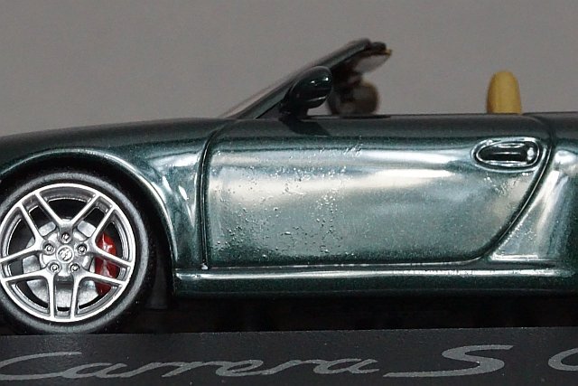 ミニチャンプス PMA 1/43 Porsche ポルシェ 911 (997 II) カレラ S カブリオレ グリーン メタリック ディーラー特注 WAP02001418の画像2