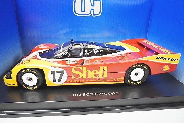 UNIVERSAL HOBBIES ユニバーサルホビー 1/18 Porsche ポルシェ 962C 24h LM ルマン 1988 #17 4704の画像2
