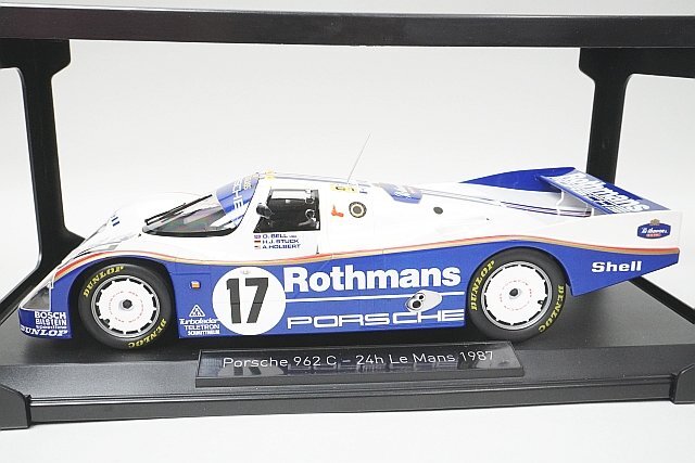 NOREV ノレブ 1/18 Porsche ポルシェ 962 C ロスマンズ Rothmans 24h LM ルマン 優勝 1987 #17 187404の画像1