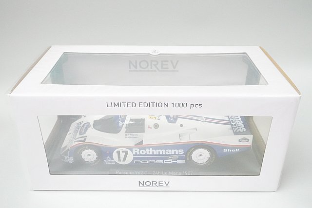 NOREV ノレブ 1/18 Porsche ポルシェ 962 C ロスマンズ Rothmans 24h LM ルマン 優勝 1987 #17 187404の画像5