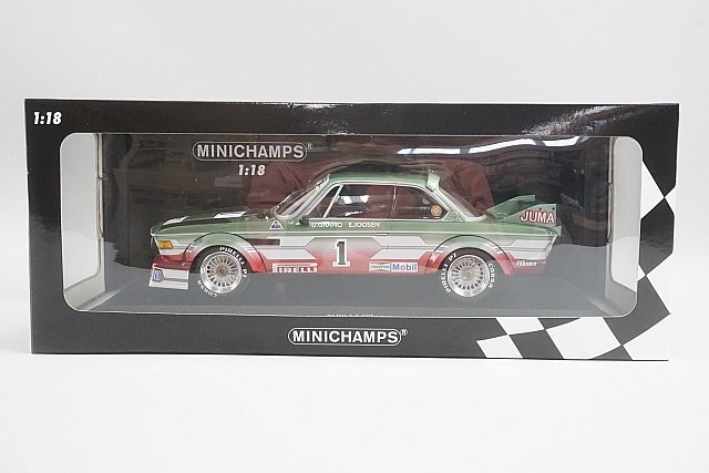 PMA ミニチャンプス 1/18 BMW 3.0 CSL BMW ITALIA 1979 #1 155792501の画像4