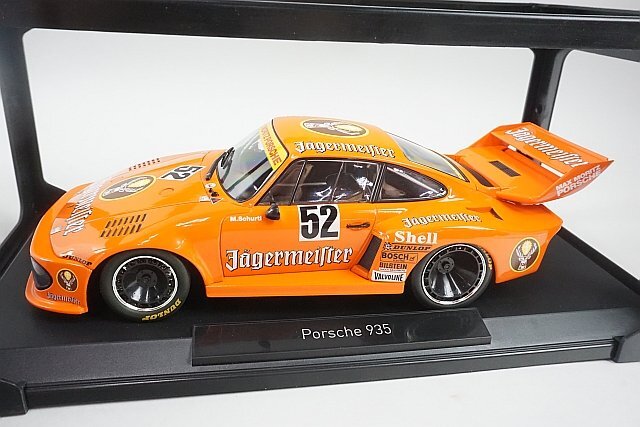 NOREV ノレブ 1/18 Porsche ポルシェ 935 イエガー 優勝 Bergischer Lowe Zolder DRM 1977 #52 Manfred Schurti 特注品 187435_画像1