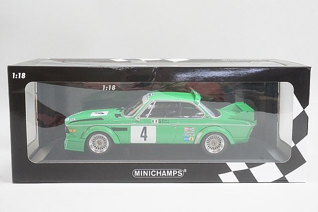 PMA ミニチャンプス 1/18 BMW 3.0 CSL JOLLY CLUB MILANO 優勝 ETCC ZANDVOORT 1979 #4 155792504の画像7