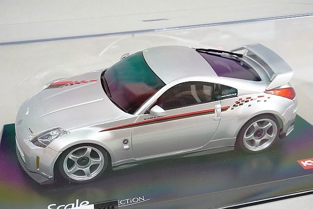 Kyosho 京商 日産 フェアレディZ (Z33) ニスモ S-tune シルバー ボディ 全長約15.5cm ミニッツ ASC オートスケールコレクション MZP157Sの画像1