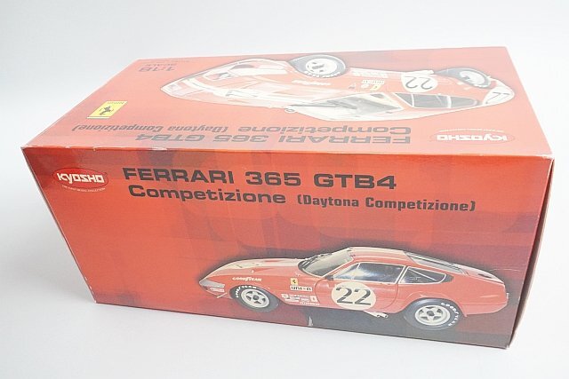 京商 KYOSHO 1/18 Ferrari フェラーリ 365 GTB/4 NART デイトナ コンペティツィオーネ 1973 #22 KYO8164B0の画像7