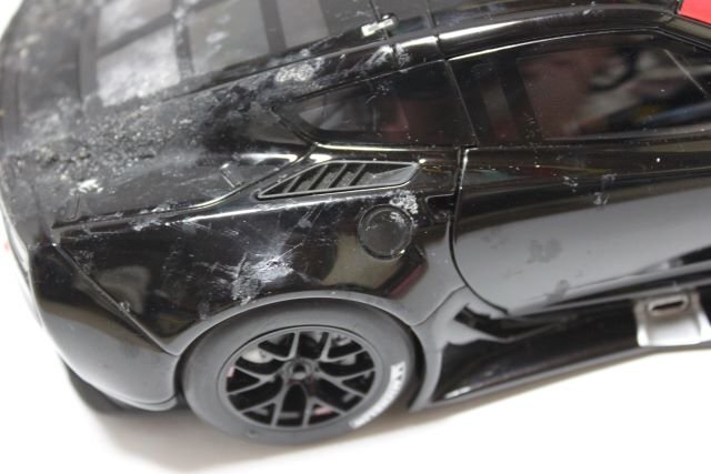 ▽ジャンク AUTOart オートアート 1/18 Chevrolet シボレー Corvette C7R コルベット ミニカー ブラックの画像5
