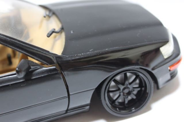 ▽ジャンク ROAD TOUGH ロードタフ 1/18 LEXUS レクサス LS 400 ミニカー ブラック 92038の画像5