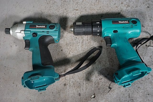 ◎ makita マキタ 12V 充電式 インパクトドライバ ドリルドライバ 充電器 バッテリー３個付き 6916D 6315D ※動作確認済みの画像2