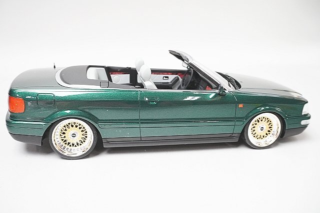 OTTO オットー 1/18 Audi アウディ カブリオレ 2.8 (B3) グリーン ※難有・ジャンク品 OTM235_画像3