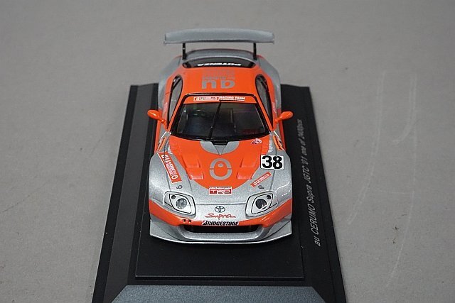 EBBRO エブロ 1/43 TOYOTA トヨタ au CERUMO セルモ ’01 SUPRA JGTC シルバー #38 43200の画像3