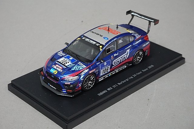 EBBRO エブロ 1/43 SUBARU スバル WRX STI Nurburgring 24-hour Race 2016 #106 45451の画像1