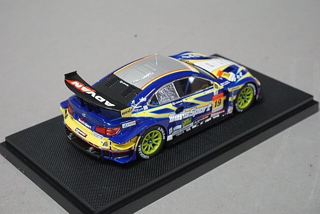 EBBRO エブロ 1/43 LEXUS レクサス WedsSport IS350 SUPER GT300 2009 #19 ブルー 44223の画像2