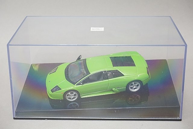 AUTOart オートアート 1/43 LAMBORGHINI ランボルギーニ ムルシエラゴ メタリックグリーン ※外箱欠品の画像6