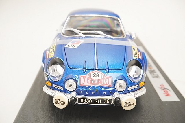 Maisto マイスト 1/18 ALPINE アルピーヌ RENAULT ルノー 1600S (1971) #28 35850_画像2