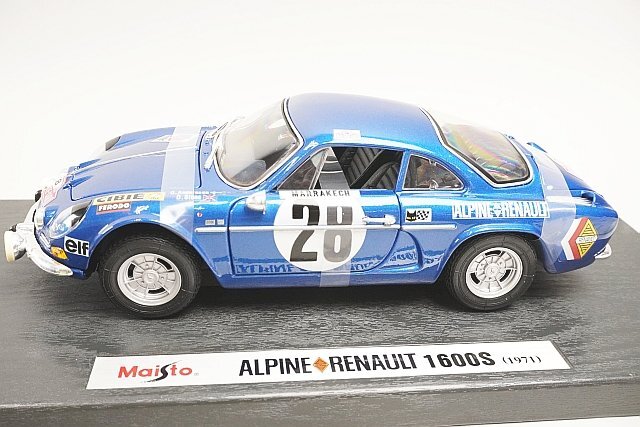 Maisto Maisto 1/18 ALPINE alpine RENAULT Renault 1600S (1971) #28 35850