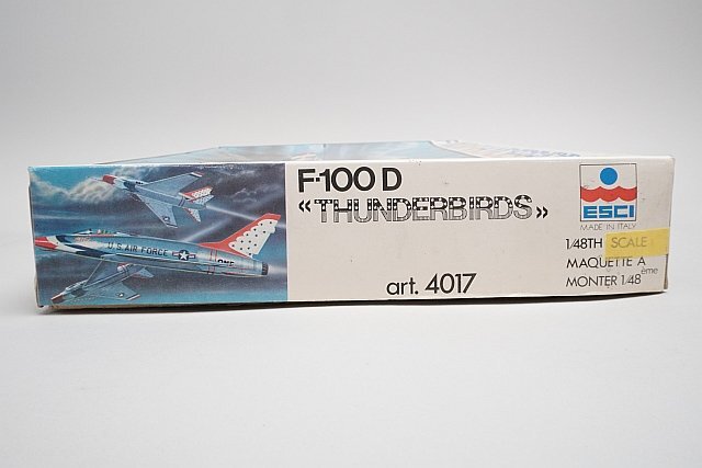 ★ ESCI エッシー 1/48 F-100D THUNDERBIRDS サンダーバード プラモデル 4017の画像2