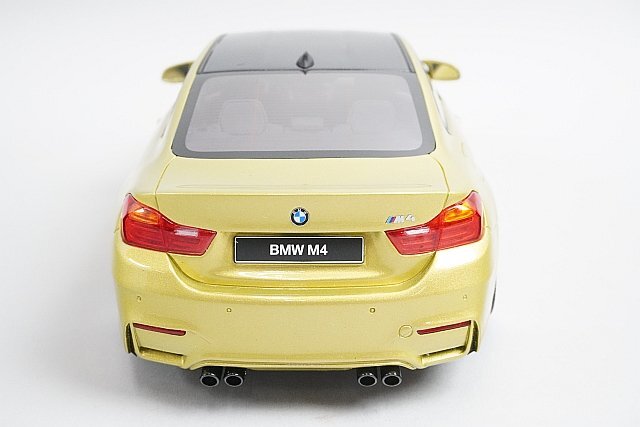 GTスピリット 1/18 BMW M4 Competition Package オースティンイエロー ※難あり ジャンク品の画像3