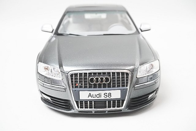 OTTO オットー 1/18 Audi アウディ S8 D3 2008 デイトナ グレー ※難有・ジャンク品 OT205の画像2