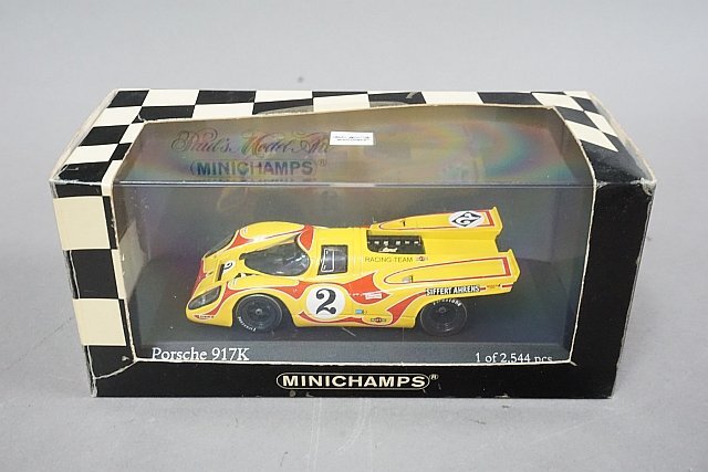 ミニチャンプス PMA 1/43 Porsche ポルシェ 917K キャラミ 6h 1970 #2 430706792の画像6