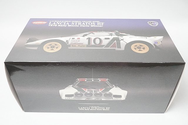 京商 KYOSHO 1/18 LANCIA ランチア ストラトス HF 1976 モンテカルロラリー 優勝車 #10 08134Aの画像10