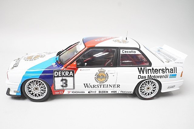 AUTOart オートアート 1/18 BMW E30 M3 DTM 1991 #3 WARSTEINER 89145の画像1