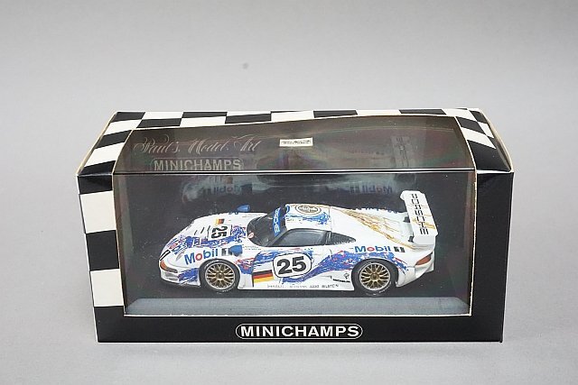 ミニチャンプス PMA 1/43 Porsche ポルシェ 911 GT 1 Le Mans 1996 #25 430966625の画像8