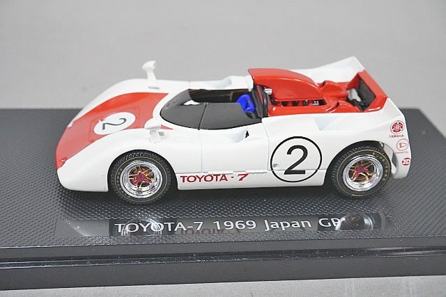 EBBRO エブロ 1/43 トヨタ TOYOTA 7 日本GP 1969 #2 ホワイト/レッド 43663の画像1