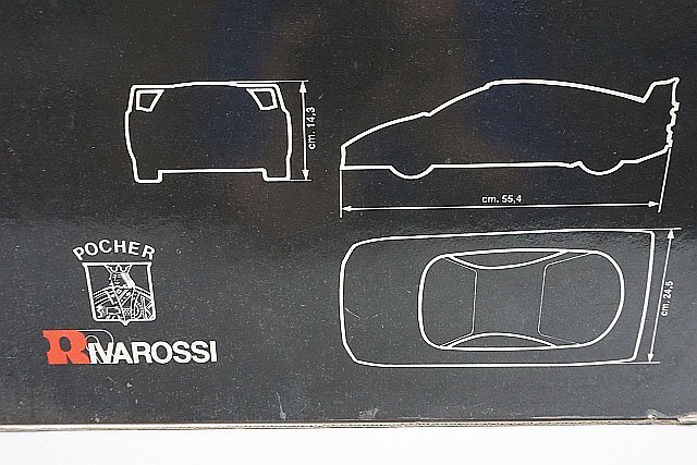 POCHER ポケール / Rivarossi リバロッシ 1/8 Ferrari フェラーリ F40 組立キット 未組立品 K55の画像2