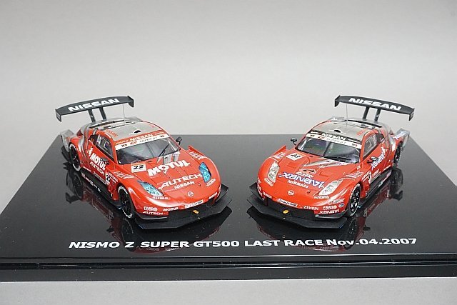 EBBRO エブロ 1/43 NISSAN 日産 ニスモ Z スーパーGT500 ラストレース 2007 #22 / #23 43983の画像1