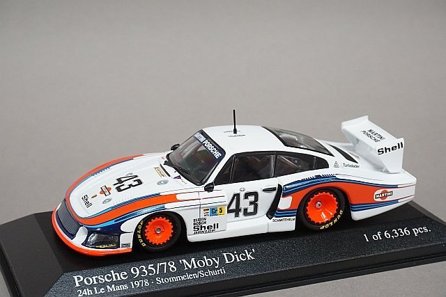 ミニチャンプス PMA 1/43 Porsche ポルシェ 935/78 モビーディック ルマン24h 1978 #43 430786743の画像1