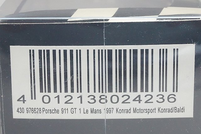 ミニチャンプス PMA 1/43 Porsche ポルシェ 911 GT1 ルマン 1997 #28 430976628_画像5