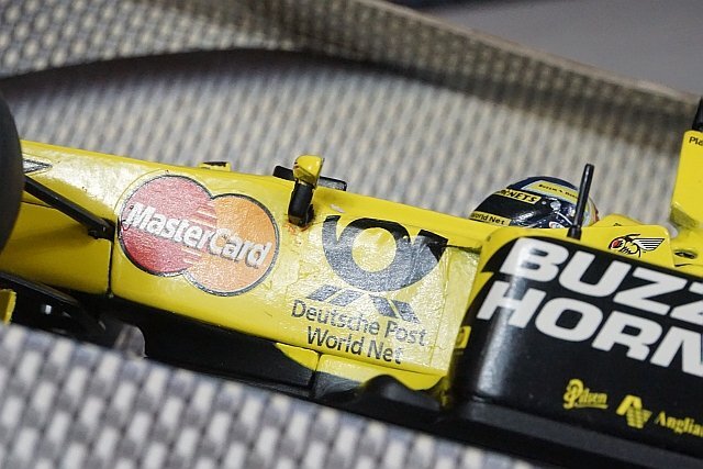 Hot Wheels ホットウィール 1/24 Jordan ジョーダン 無限 ホンダ EJ10 F1チーム 2000 #5 29994の画像3