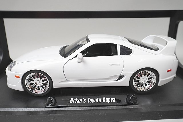 Jada Toys 1/18 TOYOTA トヨタ スープラ ホワイト ワイルド・スピード 97509の画像1