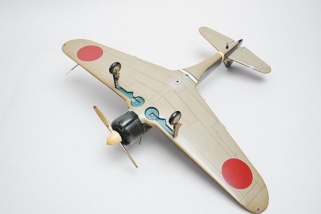 ★ WINGCLUB ウィングクラブ 零式艦上戦闘機21型 日本海軍 木製 全長約27cm 主翼幅約36cm ※ジャンク品の画像3