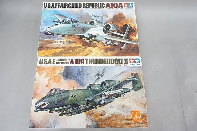 ★ TAMIYA タミヤ 1/48 A-10A サンダーボルトⅡ/フェアチャイルドA-10A 2点セット プラモデル 61028の画像1