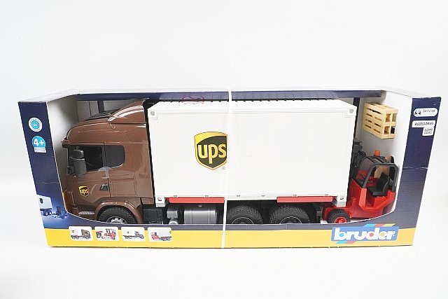 Bruder ブルーダー 1/16 スカニア Scania UPS & フォークリフト 03581_画像1