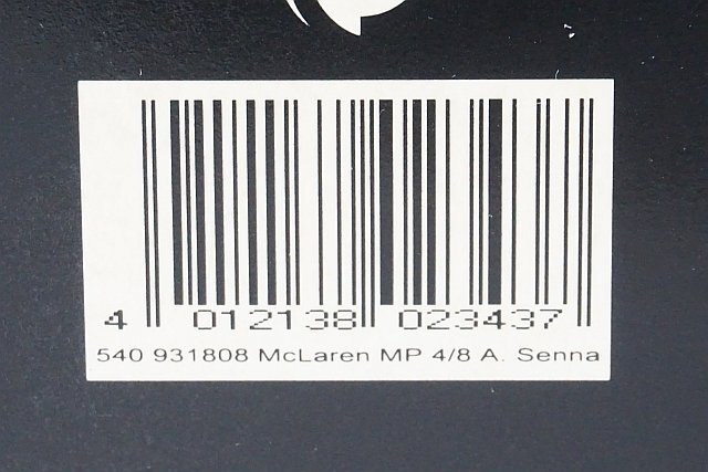 ミニチャンプス PMA 1/18 McLaren Ford マクラーレン フォード MP4/8 1993 #8 540931808の画像9