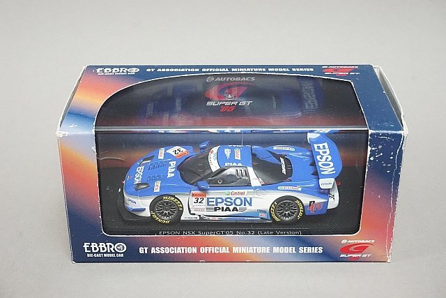 EBBRO エブロ 1/43 Honda ホンダ エプソン NSX 後期型 スーパーGT500 2005 #32 43764の画像7