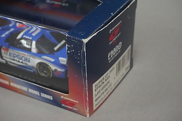 EBBRO エブロ 1/43 Honda ホンダ エプソン NSX 後期型 スーパーGT500 2005 #32 43764の画像6