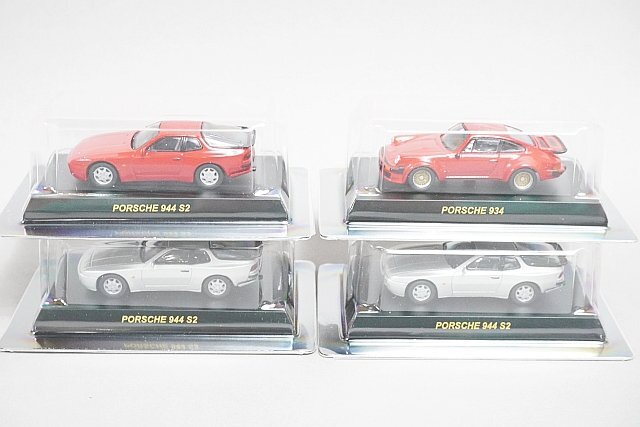 京商 KYOSHO 1/64 ポルシェ ミニカーコレクション Porsche 944 S2 / Porsche 911 SC サークルKサンクス限定 など17点セットの画像5